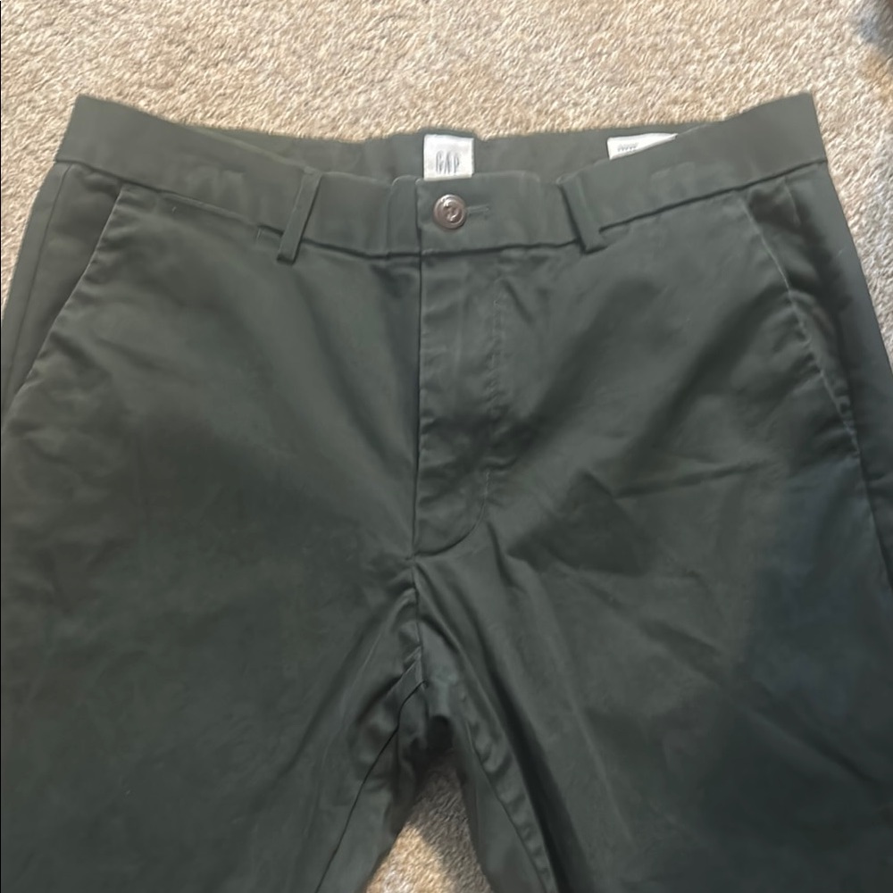GAP Green Chino Khakis Slim Fit